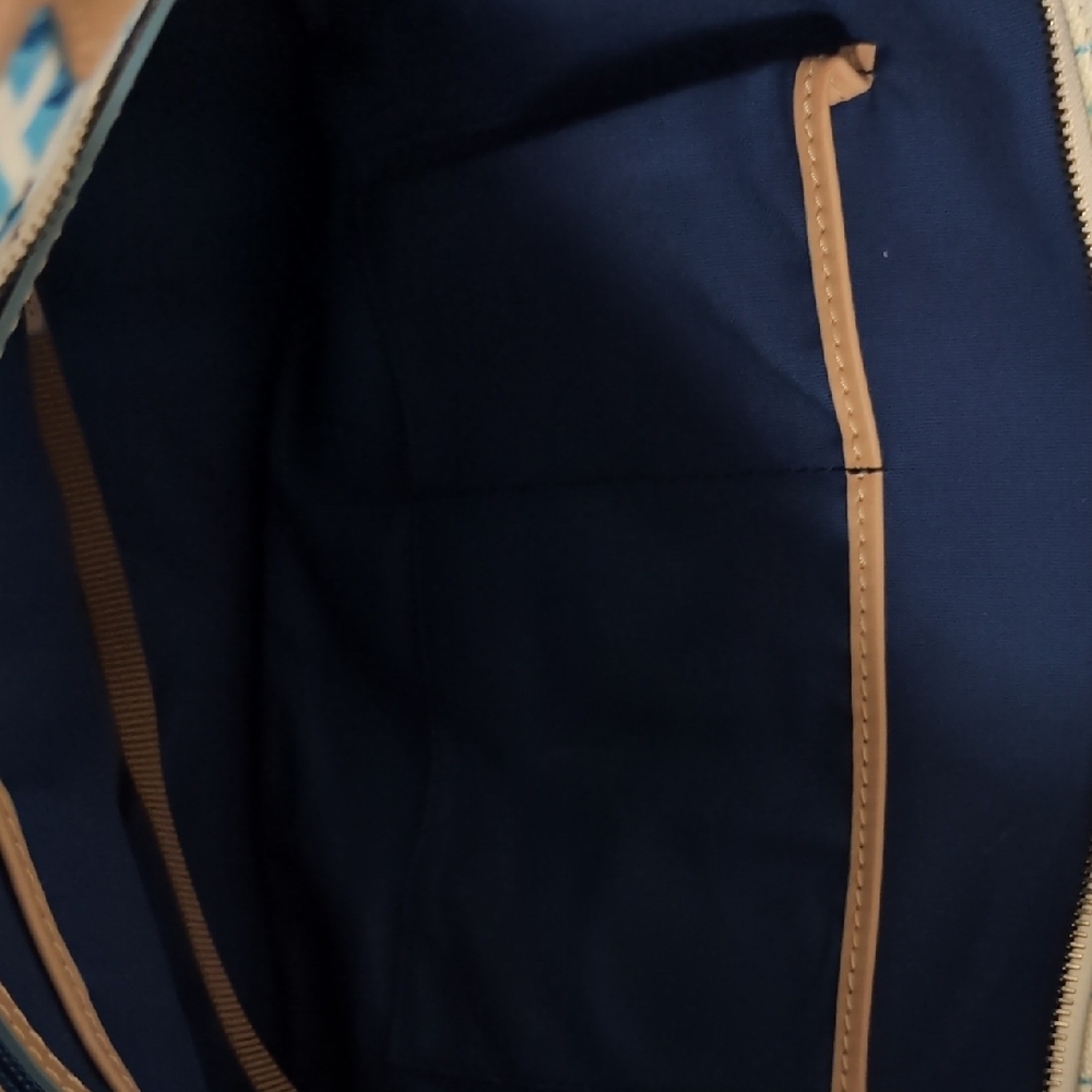 Dooney & Bourke Disneyland Blue and Tan Tote - Picture 4 of 6